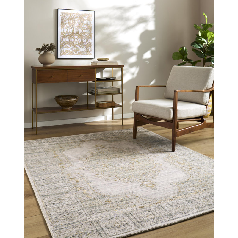 Tapis tissé à la machine Flournory, Rectangle 10 pi x 12 pi 1 po