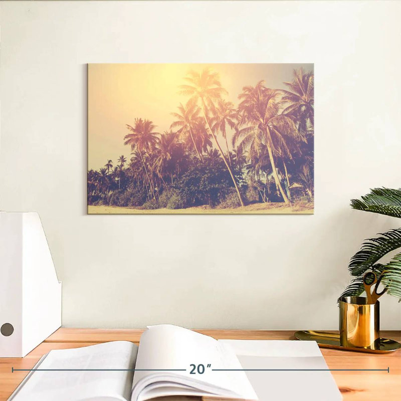 Gillard Hazy Palm Trees Gillard, 8" H x 12" W