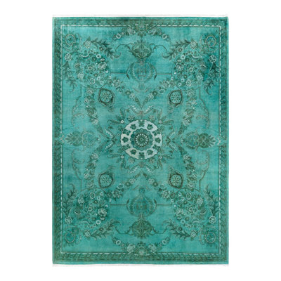 Overyed One-of-a-Kind Rectangle 8'3" X 11'5" Hand Knotted Area Rug