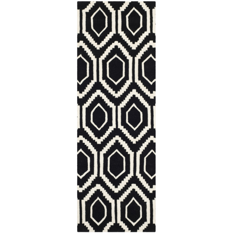 Huntress Geometric Wool Hand Woven Area Rug
