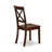  3 Piece Modern Dining Table Set Contains a Round Wooden Table with Dropleaf and 2 Dining Room Chairs, 42x42 Inch, Mahogany-1626020923-1614439977