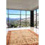 Tapis zone en laine de 5 po 11 po x 11 pi 5 po one-of-kind-noué la new age sultanabad
