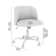 Meila Armless Desk Chair For Home Office, Adjustable Seating Solution With Wheels And Swivel Base