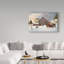«Christmas at the Farm» par Dravon, reproduction d'art sur toile tendue-29226672