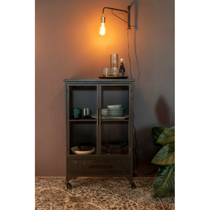 Ferre Solid Wood Accent Cabinet