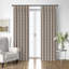 Shay Window Pane Natural Cotton Pinch Pleat Drapery Panel Set of 2-2133425530
