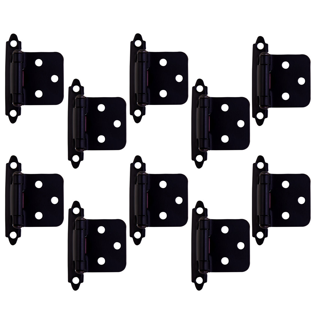 2.75" H x 2.75" W Offset 10 Door Hinges (Set of 10) Symple Stuff 