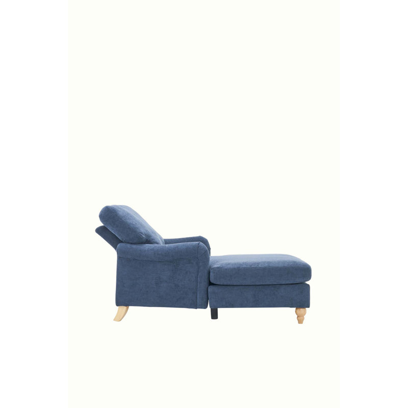 Chaise longue d'intérieur, Bleu