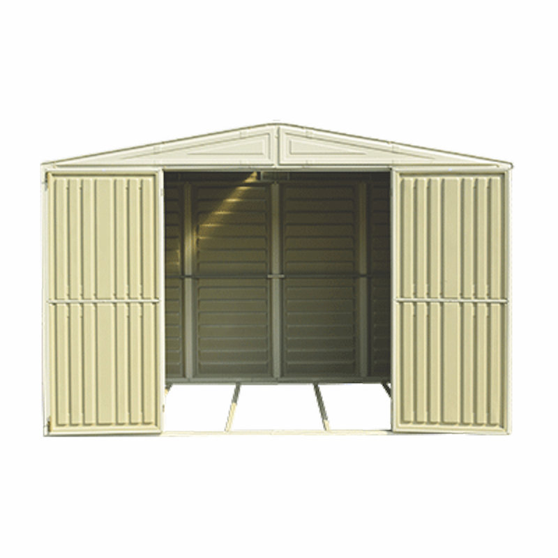 Woodbridge 10.5 ft. W x 5 ft. D Vinyl Storage Shed with Foundation
