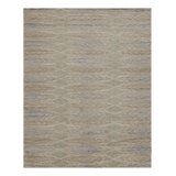 Scandinavian Hand Knotted Wool Geometric Area Rug