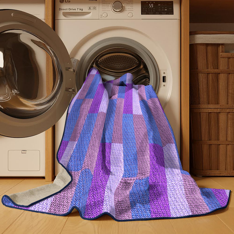 Tapis 100% à motif lavable à la machine 2989, Rectangle 2 pi x 3 pi
