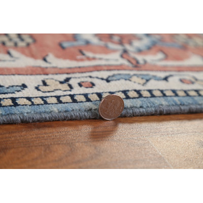 Hand-Knotted Wool Ziegler Turkish Area Rug 8x10