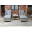 WENTWORTH 5pc Deluxe Gas Reclining chair set : 2 Gas operated recliners 1 x coffee table + 2 stools