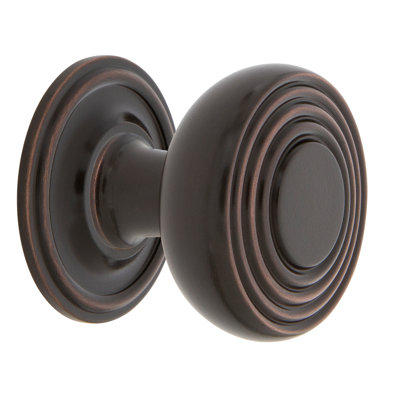 Deco 1 3/8" Diameter Round Knob