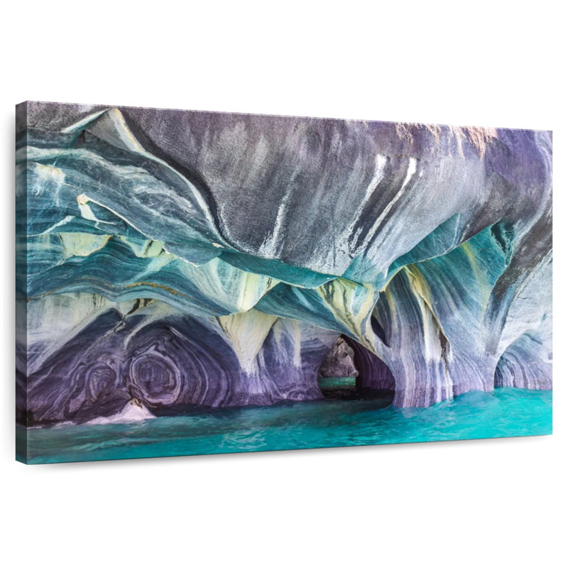 Alvord Marble Caves In Patagonia, 34" H x 51" W
