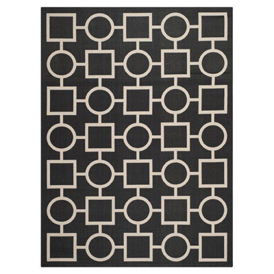 Courtyard Performance Geometric Rug