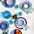 Santorini Striped Pasta Bowl