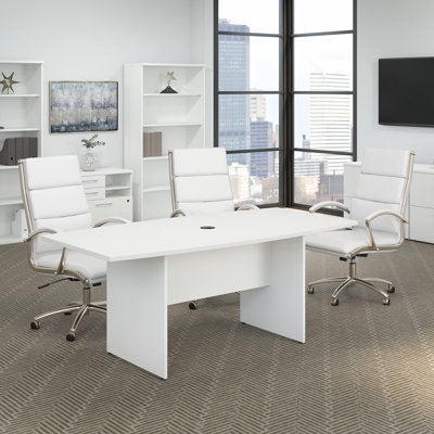 71.54'' Boat Shaped Conference Table