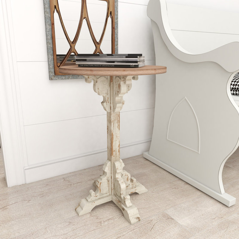 Table de bout Chadwin, blanc