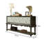 Buffet rétro en bois massif multifonctionnel