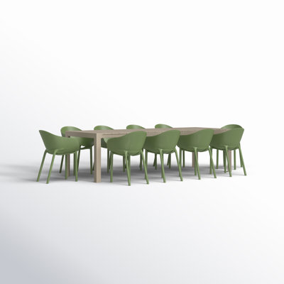 Farrah Rectangular 10 - Person Outdoor Dining Set