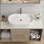 Meuble-lavabo de salle de bain 22,8 po