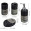 4 Piece Bathroom Accessory Set