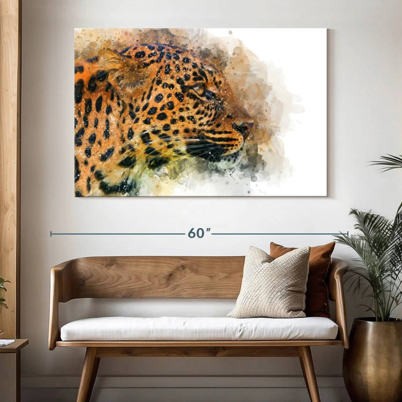 Brampt Wild Cat, 34" H x 51" W