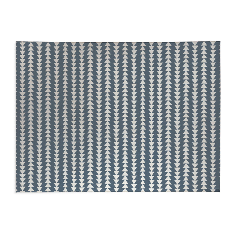 Tribal Arrows Kids Play Mat, Blue, Rectangle 3' x 5'