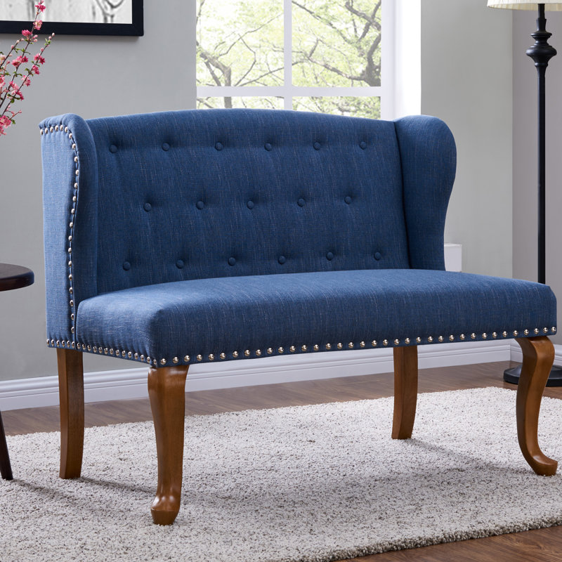 Alresford Upholstered 43.5'' Loveseat, Rosybrown