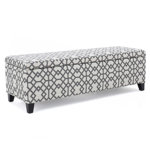 Schmit Fabric Upholstered Storage Bench