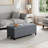 Jenaya Upholstered Storage Bench with Solid Wood Legs-412073103