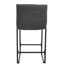 Modern Bar Stools Upholstered Counter Stools With Backrests And Metal Legs Kitchen Stools For Island-1584254744