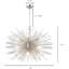 Lustre sphérique Spoutnik 12 lumières Idrees