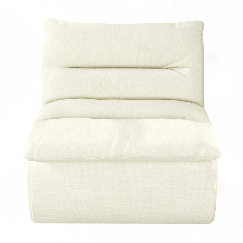 Canapé moderne sans accoudoirs, Beige