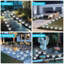 Stainless Steel Solar Powered Integrated LED Stainless Steel Pathway Light Pack-117245998-120754986
