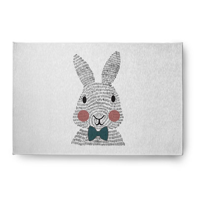 Tapis en chenille nœud papillon