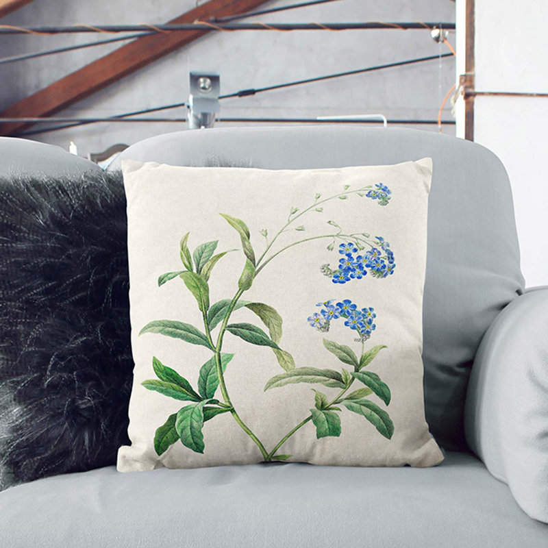 Square Throw Cushion, 40cm H x 40cm W x 15cm D