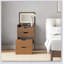 Bureau de coiffeuse 3 en 1 avec miroir éclairé et tabouret, coiffeuse à plateau rabattable, rangement compact pour les petits espaces