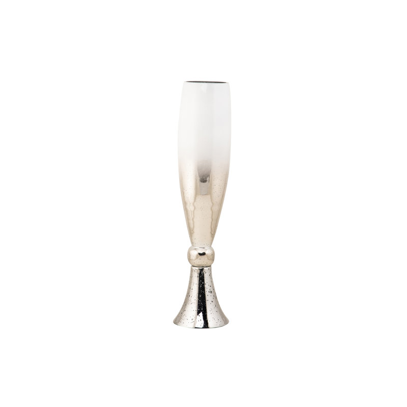 Coomes Glass Floor Vase, 57.5cm H x 13cm W x 11cm D, Pink Golden