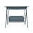Gray 3-Seat Outdoor Patio Swing Chair with Steel Frame and Oxford Fabric