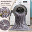 Tapis vintage lavable à la machine Zehorit pour salon, tapis de couloir et tapis d'entrée-703442426