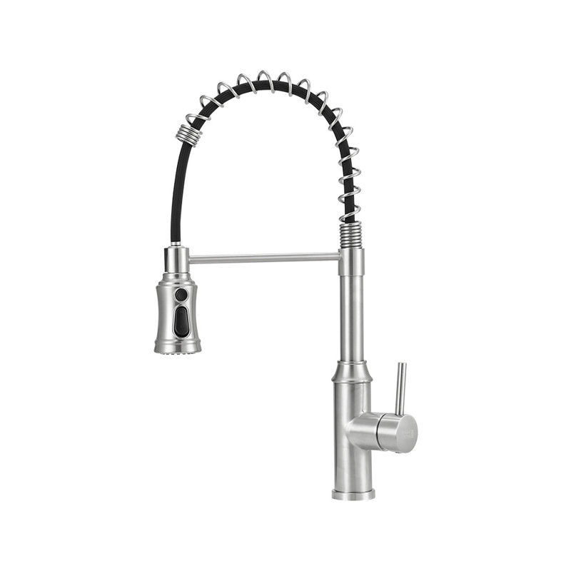 Living And Home Pull Down Kitchen Faucet, Silver