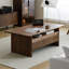 Table basse simple en noyer noir-105866278