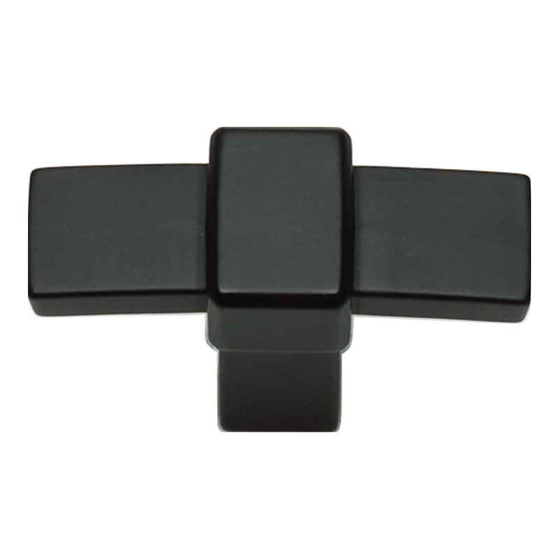 Buckle Up 1 13/16" Length Bar Knob, Black