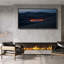 «Glowing Circle in Desert at Night», art mural sur toile - Photographie de paysage surréel pour des intérieurs modernes ou contemporains-116517516-116517517