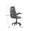 Fauteuil de jeu Katilyn avec roulettes et accoudoirs relevables - LeatherSoft-1826297573