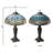 35"H Dragonfly Tiffany-Style Stained Glass Table Lamp