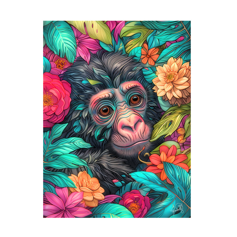 Art sur toile «Bachelor Romantzart Bloomin», H 19 po x l 14 po