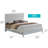 Elegant Full Bed In Versatile White